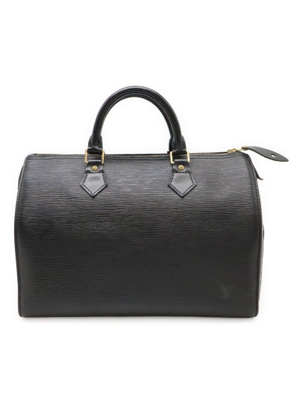 Louis Vuitton Epi Speedy 30 Boston Bag Leather Noir Black
